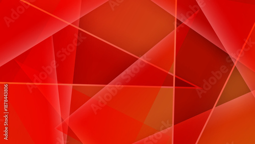 Intense fiery background with sharp overlapping triangles and bright laser lines for dynamic action and energetic brand identity