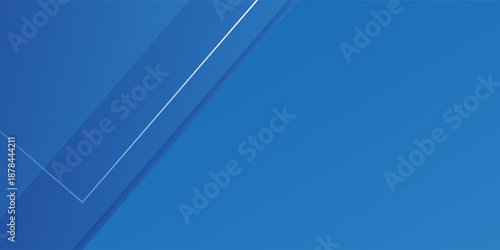 Design business geometric background vector. Bright navy blue dynamic abstract