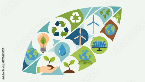 Eco Friendly Concepts: Renewable Energy, Sustainability, Green Technology