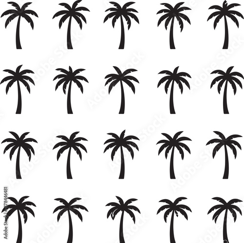  palm trees silhouette, palm tree silhouettes, palm trees silhouettes, palm, tree, beach, nature, summer, vector, silhouette, island, sun, illustration, leaf, palm tree, palmtree, leaves, design, plan