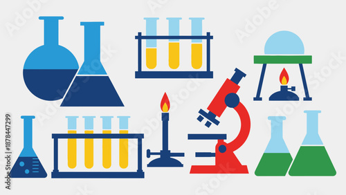 Scientific Laboratory Equipment - Chemistry Experiments and Research