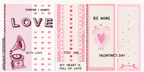 valentine s day cards with love messages and heart designs