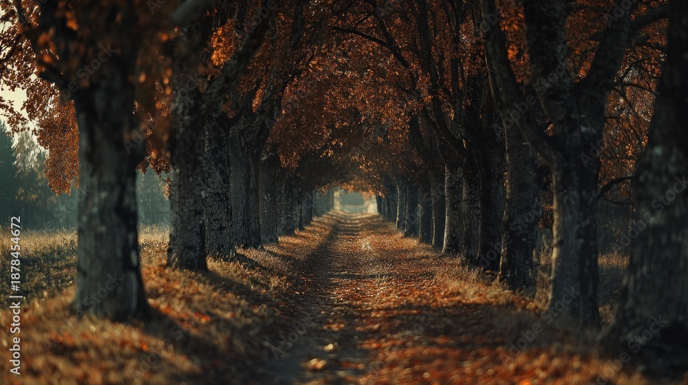 Fototapeta premium autumn in the park