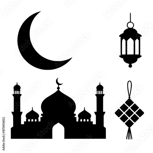 eid al-fitr vector illustration 