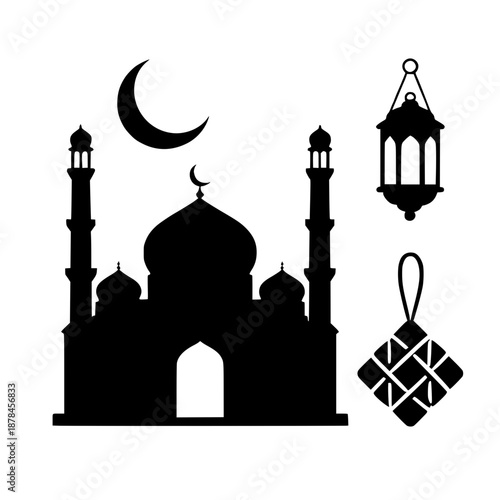 eid al-fitr vector illustration 