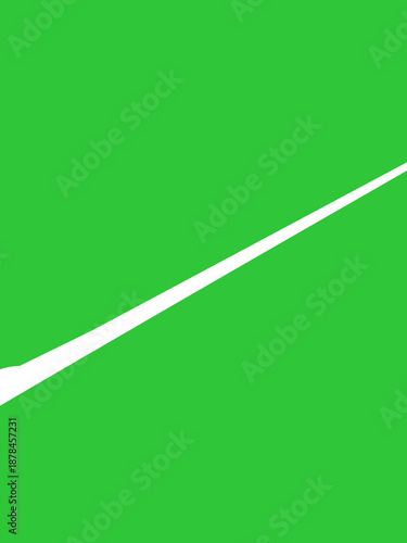 Flat green leaves collection.Vector illustration