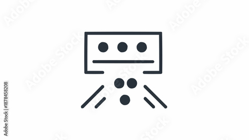 Black and white pinball machine icon.