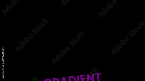 Defocus Text Animated