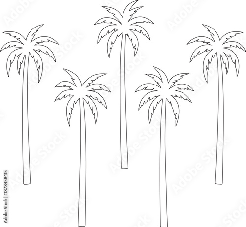  palm trees silhouette, palm tree silhouettes, palm trees silhouettes, palm, tree, beach, nature, summer, vector, silhouette, island, sun, illustration, leaf, palm tree, palmtree, leaves, design, plan