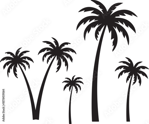  palm trees silhouette, palm tree silhouettes, palm trees silhouettes, palm, tree, beach, nature, summer, vector, silhouette, island, sun, illustration, leaf, palm tree, palmtree, leaves, design, plan