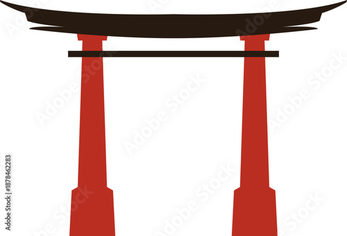 Chinese Gate Illustration