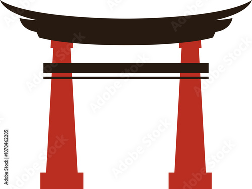 Chinese Gate Illustration