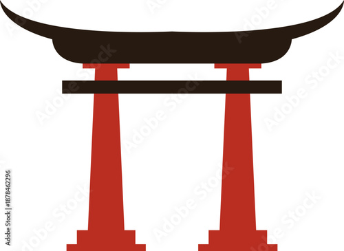 Chinese Gate Illustration