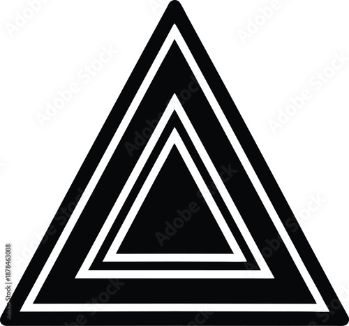 abstract triangle shape