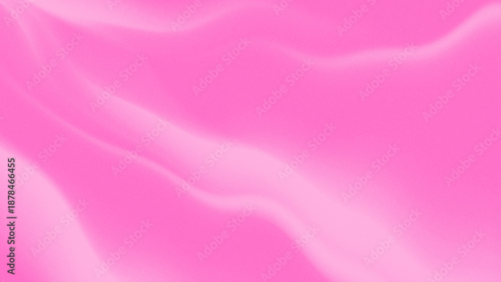 Obraz premium Vibrant pink abstract background with soft gradients, Organic Curves, and a Grainy Noise texture. Perfect design for themes of affection, cheerfulness, and feminine energy