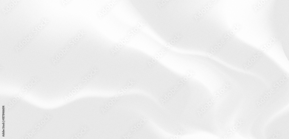 Obraz premium Illustration of a very soft white to light gray gradient wall with a Grainy Noise texture in a Scandinavian or Minimalist style room.