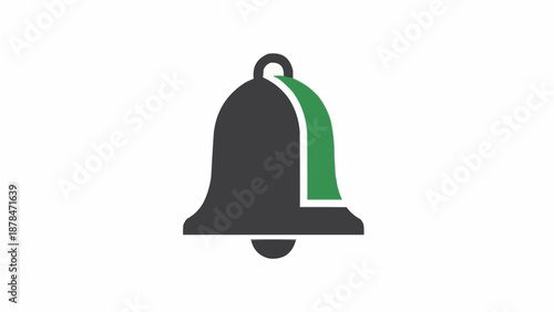 Bell Icon Alarm Notification Symbol.