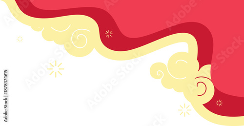 Chinese Abstract Corner Decoration