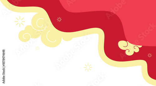 Chinese Abstract Corner Decoration