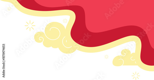 Chinese Abstract Corner Decoration