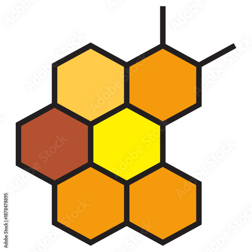 honey house logo icon vector