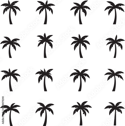  palm trees silhouette, palm tree silhouettes, palm trees silhouettes, palm, tree, beach, nature, summer, vector, silhouette, island, sun, illustration, leaf, palm tree, palmtree, leaves, design, plan