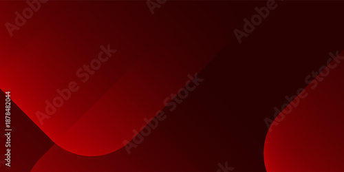 3D red luxury abstract background overlap layer on dark space with golden polygonal lines decoration. Modern graphic design element