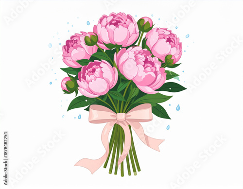 Mother's Day Peony Bouquet