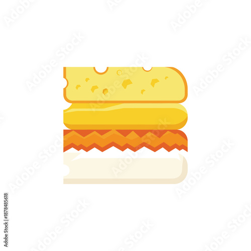 Delicious cheeseburger with melted cheese