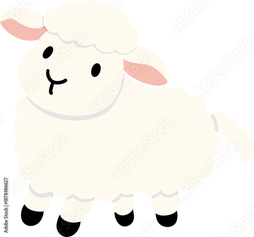 Wallpaper Mural vector illustration of a sheep Torontodigital.ca
