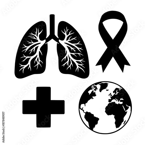 vector illustration of world tuberculosis day 