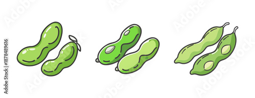 Fresh green edamame pods, a healthy and delicious plant-based snack