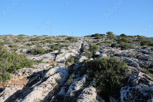 The Clapham Junction- Misrah Ghar il-Kbir- is a collection of prehistoric grinding marks or grooves in the south of the island of Malta