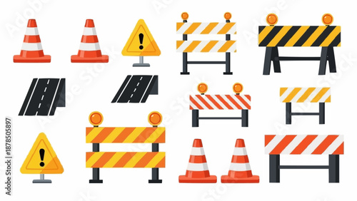 Construction Traffic Safety Equipment Collection.