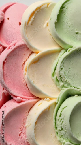 Wallpaper Mural Gelato fade from strawberry pink to vanilla cream to pistachio green vertical gradient background with smooth color transition soft pastel tones dreamy elegant modern aesthetic minimal luminous design Torontodigital.ca