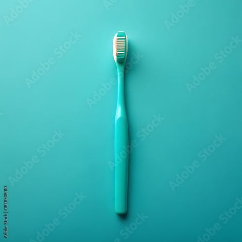 teal colored toothbrush oral hygiene essential