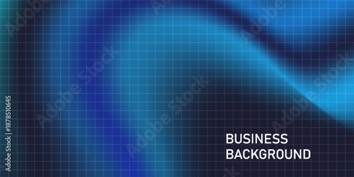 Dynamic fluid blue geometric with colorful gradient background