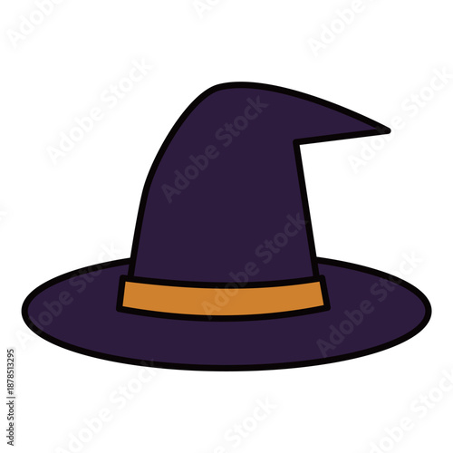 ハロウィンの魔女の帽子