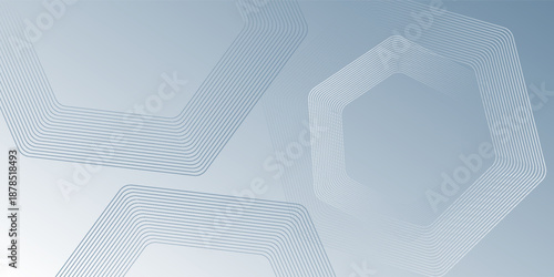 Modern medical or health care scientific abstract background with hexagons. Geometric stripe line art design for poster, brochure, cover, banner, header, website, presentation template