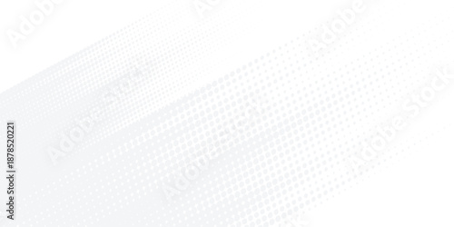 Dot abstract white gray wave light technology texture background. Abstract big data digital halftone simple abstract