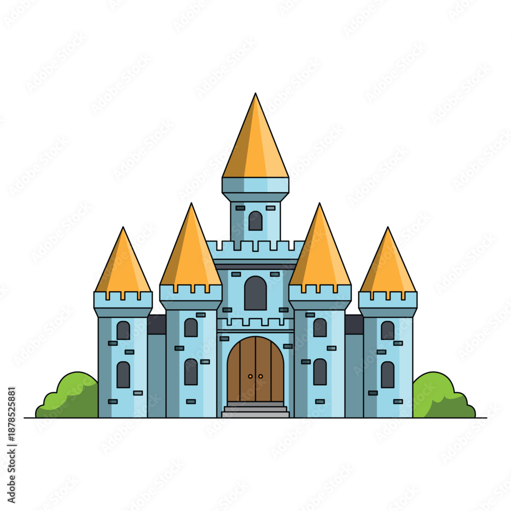 Fototapeta premium Castle Illustration