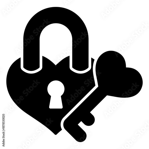 Heart Lock Icon
