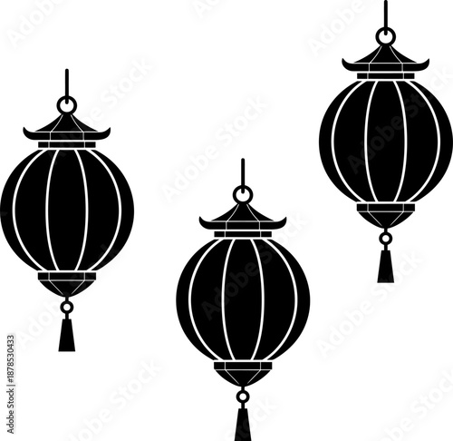 One design, thousands of creations! This minimalist lantern silhouette is incredibly easy to adapt to any color scheme. Download this versatile asset now, ideal for logo designs, app icons, and more.