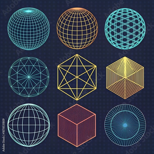 abstract background with globe