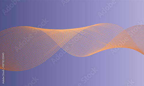 Modern abstract wave pattern with refined smoothness