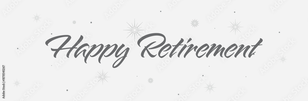 Fototapeta premium happy retirement card