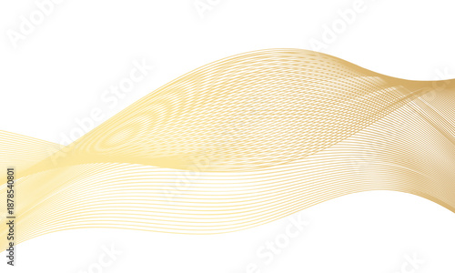 Abstract flowing curves creating refined contemporary rhythm