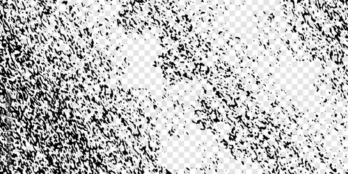 Black Noise Stipple Halftone Gradient Isolated PNG Distressed Textured Grunge Background