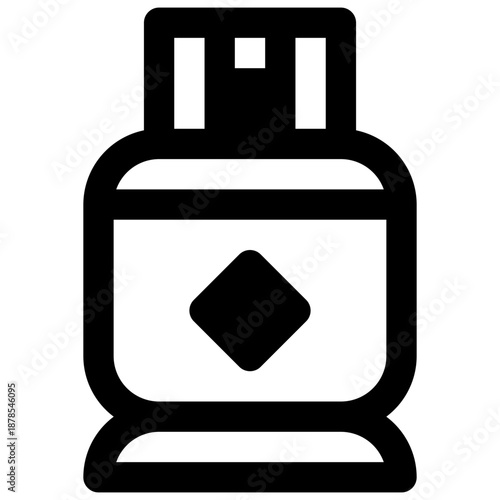Toxic gas. Outlined stroke vector icon with black-filled details.