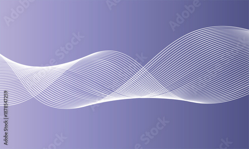 Abstract motion lines creating refined visual continuity